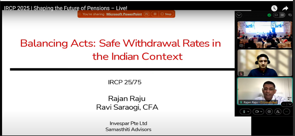 Our Research on Retirement Planning Wins First Prize at PFRDA’s IRCP 2025